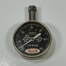 Vintage Meiser Accu-Gage Precision Tire Pressure Gauge 0-60 psi Made in USA picture