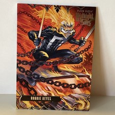 2023 Marvel Fleer Ultra Midnight Sons - Robbie Reyes Silver Card #77 picture