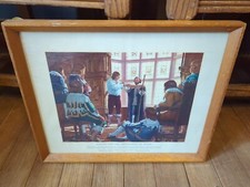 1959 PARKE DAVIS HARVEY BLOOD CIRCULATION PICTURE FRAME RARE ANTIQUE MEDICINE AD picture