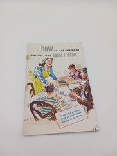 c1940s How to Get The Most Out of Your Home Freezer Booklet Guide picture