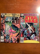 Vintage Star Wars Comic Lot #55 #71 Marvel 1982 1983 1st Plif Newsstand Key VG/F picture