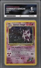 Sabrina's Gengar 14/132 Holo Gym Heroes 2000 Pokémon TCG English Rare ACE 1 picture