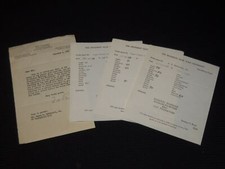 194-1948 YALE UNIVERSITY STUDENT GRADE REPORTS & LETTER - 4 REPORTS - K 572 picture