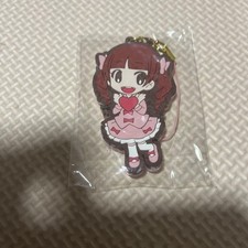 Tamura Yukari Mellow Pretty Rubber Keychain Anime Character Heart picture