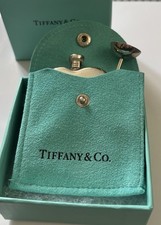 Vintage Tiffany Heart Perfume Flacon Bottle With Funnel in Sterling Silver picture