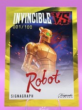 2026 Invincible VS Robot VS-16 Signagraph Yellow 01/100 Keepsake picture