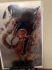white widow Jamie Tyndall Variant Metal Signed W/coa picture