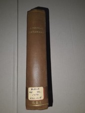 1759 FRENCH New Testament Bible Ancient Vintage picture