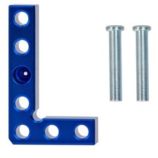 Mini Small Square Center Finder Woodworking 90 Degree Precision Blue  picture