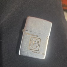 Zippo 1940s 1950s vintage rotary presses  / power cutters etched logo  picture