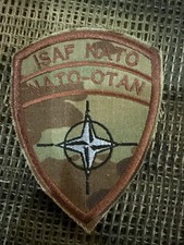 AFGAN NATO Forces COALITION US France Pocket Patch ISAF -afgan Bring back picture