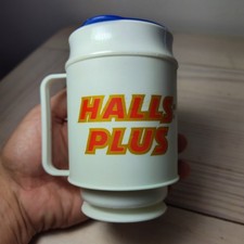 Vtg P&G Hall Plus Cough Drops Promo Travel Cup Plastic 1980s picture