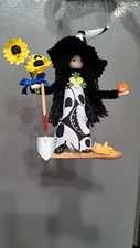 Handmade OOAK Kitchen Witch Doll Whimsical Halloween Decoration 7in picture