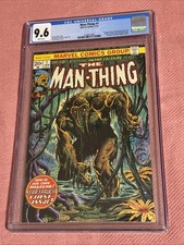 Man-Thing #1, CGC 9.6, White Pages, 2nd Howard the Duck App., Marvel, 1974 picture
