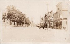 Hancock MI Quincy Street Orpheum Theatre Michigan RPPC Postcard H53 *as is picture