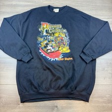 Vtg 90s Retro Walt Disney World Pirates Of The Caribbean Magic Kingdom Crew Neck picture