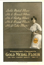 Washburn - Crosby's Gold Medal Flour - 1907 Advertisement picture