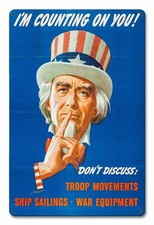 UNCLE SAM I'M COUNTING ON YOU WAR 18