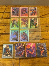 1994 Fleer Marvel Masterpieces Silver Holofoil PowerBlast 12 Card Lot Spider-Man picture