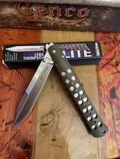 Cold Steel Large Ti-Lite Lynn C Thompson Signature Pocket Knife S35VN OD G10 New picture