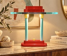 Vintage Robert Sonneman George Kovacs Style Memphis Postmodern Halogen Desk Lamp picture