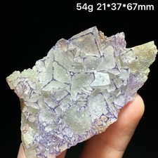 Natural Purple Fluorite Border Crystal Mineral Specimen Home Decor Healing picture
