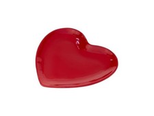 Ceramic Plate Heart-Shaped Mini Tray, Small, Red picture