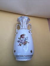 Thuringia porcelain 8 1/8th Tall vase Heavy Gauge Porcelain. picture