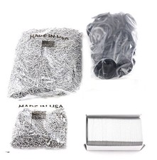 100 Stainless Steel Military Dog Tags +  27