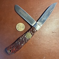 Camillus Classic Cartridge Vintage 45-70 Gov't CCC-1 2-Blade Trapper Knife MINTY picture