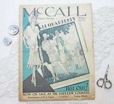 1920s Vintage Sewing Pattern Catalog Booklet McCall Style News May 1929 Ad picture