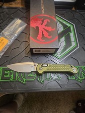 Microtech RAM-LOK Manual Stonewash M390 OD Green Frag 1135RL-10 FROD picture