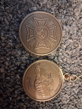 1980 Vintage medallions featuring the VFW and M2 Bradley Fighting Vehicle picture