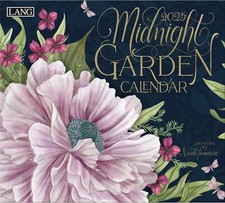 Lang - 2025 Midnight Garden Wall Calendar by Nicole Tamarin New  picture