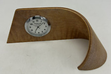 SCHLABAUGH & SONS Desk Clock Vintage Mini Art Deco Needs Battery Read picture