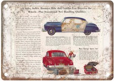 Vintage 1949 Chevrolet Auto Ad Retro Look Reproduction Metal Sign AM1018 picture