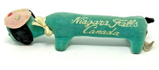 1950's - 60's Vintage Niagara Falls Canada Souvenir Dashhound Plush Dog 11