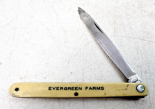 Vintage Gerson Co Pocketknife - Evergreen Farms, Fennville, MI - Made in France picture