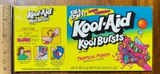 Vintage 1993 Kool-Aid Bursts Box Only Tropical Punch Wacky Warehouse picture