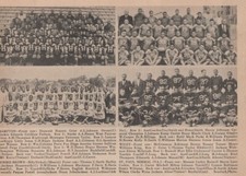 1935 NCAA Football Hampton, Morris Brown, Wiley, St. Paul College Team Photo picture