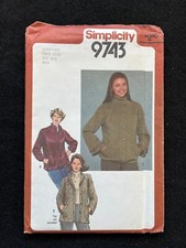 Simplicity Sewing Pattern 9743 Misses' Unlined Jacket Size 6 & 8 FF UNCUT picture