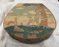 Richard Hudnut vintage perfume, powder box and compact mirror set in a gift box picture