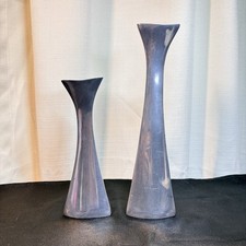 Mcm Candlestick Holders, NAMBE  596 Polished Aluminum picture