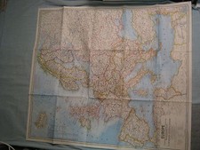 VINTAGE EUROPE WALL MAP National Geographic June 1969 picture