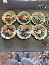 Lena Liu's Beautiful Gardens Rose Garden 3D Plate Bradford Exchange picture