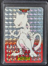 Pokemon 1996 Japanese Bandai Carddass Red No.150 Mewtwo Prism Holo Card - MP MP+ picture