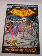 Marvel Comics Group The Tomb of Dracula #2 1972 Bronze Age Who Stole My Coffin picture