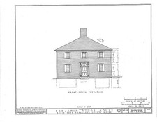 Photo:Robinhood Maine Benjamin Riggs House 1785 HABS Front South Elevation picture
