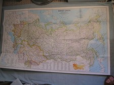 SOVIET UNION RUSSIA USSR MAP National Geographic March 1990 1000 Years Expansion picture