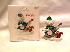 Hallmark 2008 Keepsake Ornament SAM THE SNOWMAN Rudolph Series w/Box WORKS euc picture